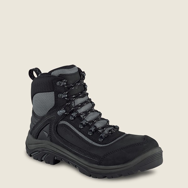 Red Wing Work Boots Trades - 6-Inch Waterproof Safety Toe - Svart/Grå - Dame 6258-LKUZO